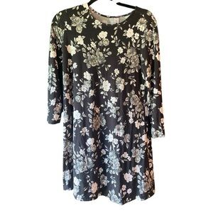 Old Navy Jersey-Knit Long-Sleeve Petite  Swing Dress